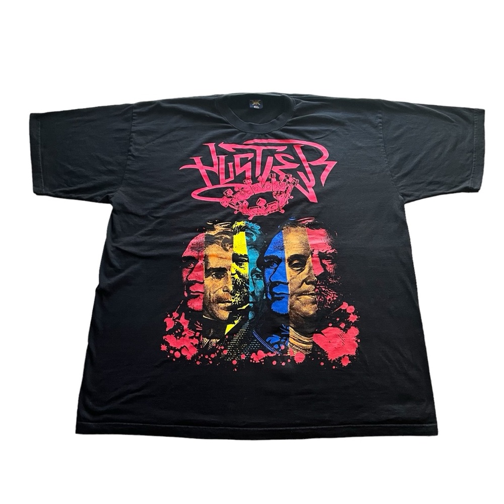 Vintage TEETREE Dead Presidents Y2K Hip Hop Rap Tee Shirt Halloween Festival 4XL